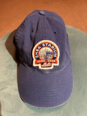 Blue Shea Stadium Mets Hat The Franchise sz Medium